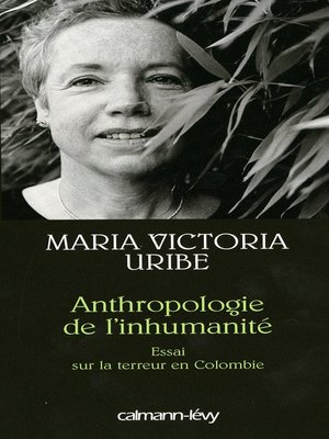 cover image of Anthropologie de l'inhumanité